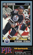 Luke Richardson 1992-93 Score Canadian #62 Edmonton Oilers