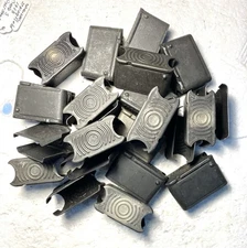 FIVE POST WAR CONTRACT M1 GARAND EN BLOCK 8 ROUND CLIPS  MIXED MFG. MARKER