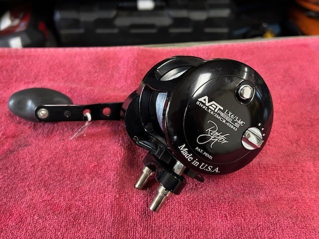 Raptor Lx6/3-mc 2-speed Lever Drag Blk Fishing Reel Free Shipping!!