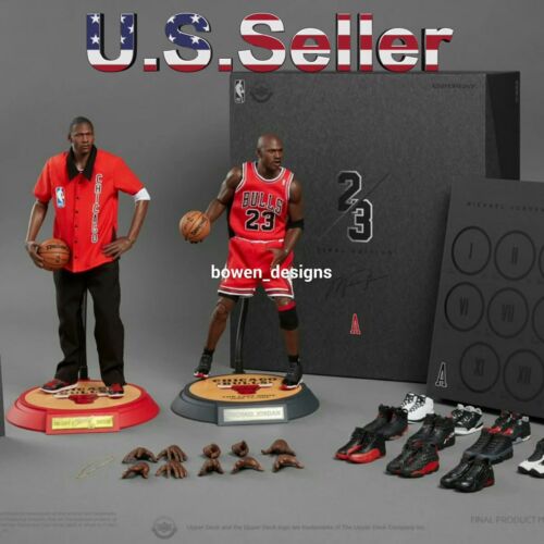 1/6 Enterbay NBA Final Edition MICHAEL JORDAN Chicago Bulls Away 2 12"Figure Set - Picture 1 of 6