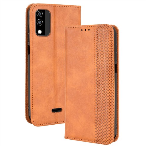 Stoßfeste Retro Flip Leder Brieftasche Ständer Handy Hülle für BLU C5 Max 2022 - Bild 12 von 20