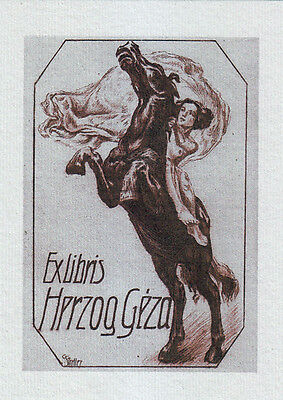 EX LIBRIS BOOKPLATE di G Gaudaen creato per Daniel de Bruin