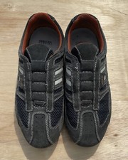 GEOX U Snake K Sneaker Breathable Antibacterial Casual Shoes Men Black SIZE 11