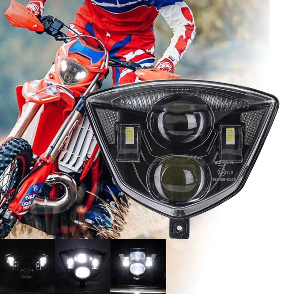 Faros LED para motocross enduro para gasgas ec250 ec250f ec300 ec350f 2021-2023 Foto 3 de 4