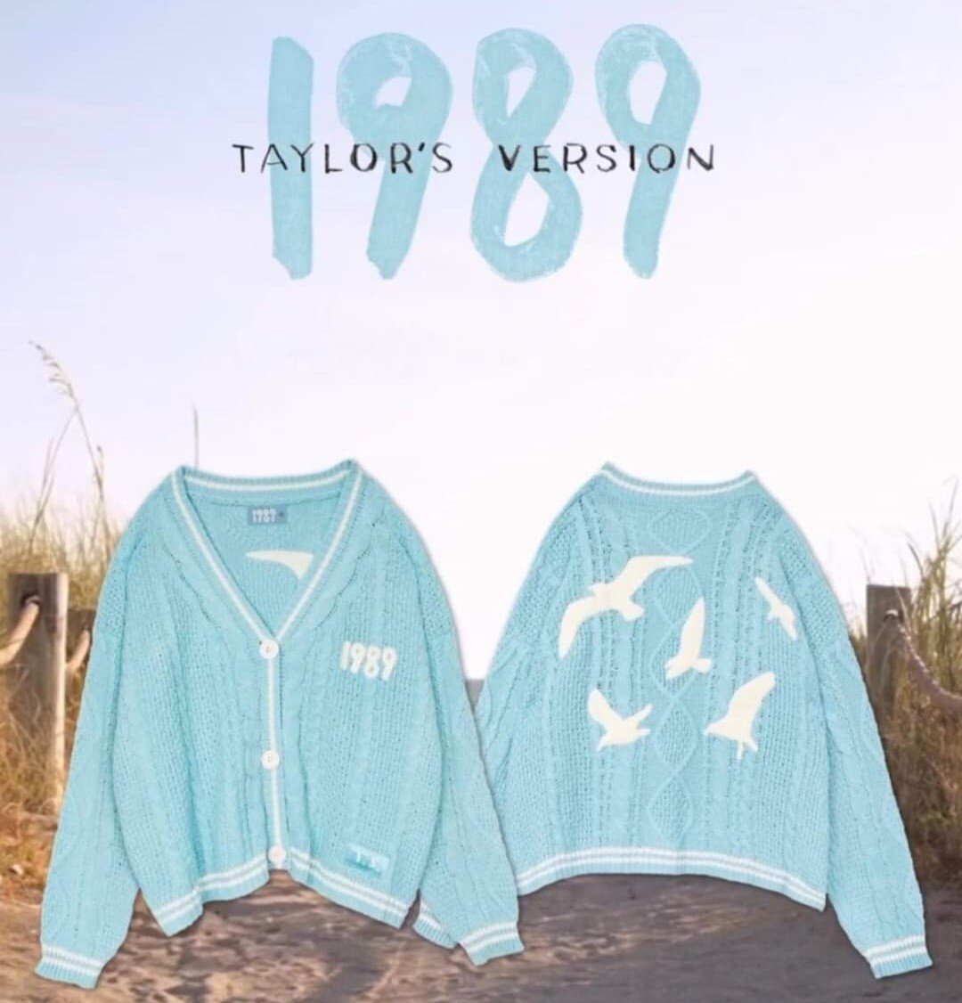 Taylor Swift 1989 カーディガン Offical TAYLOR SWIFT 1989 (TAYLOR'S VERSION) SIZE MD/LG