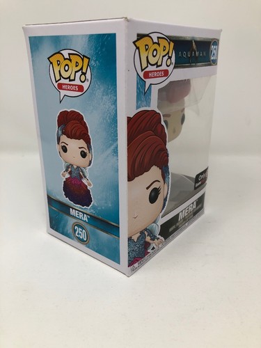 DC Aquaman Movie Funko POP Heroes Mera Gamestop Exclusive Vinyl Figure #250 Gown - Picture 5 of 11