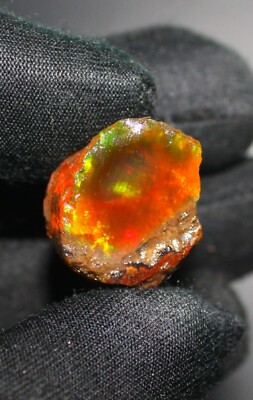 Opal, Äthiopischer Opal grob, natürlicher Opal roh, AAA Feueropal Kristall, 2...