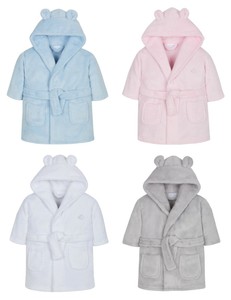 grey baby dressing gown