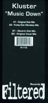 Kluster Music Down Vinyl Single 12inch Filtered Records
