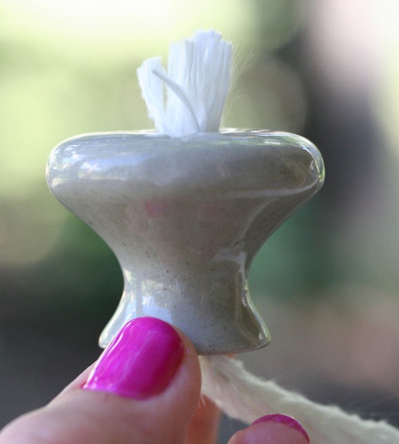 3 Ceramic Whiskey Bottle Wick Holders 10" Oil Candle Tiki Torch Wicks