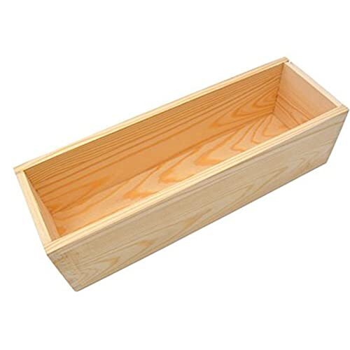 Rectangular Soap Mold 420z Silicone Loaf Soap Mold with Wood Box for DIY Craft - Picture 2 of 10