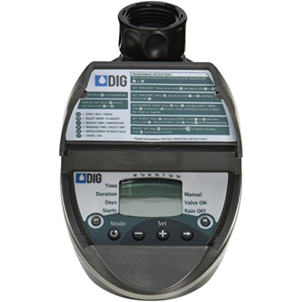 DIG BO9D - Battery Powered Digital Hose End Irrigation Watering Timer ...