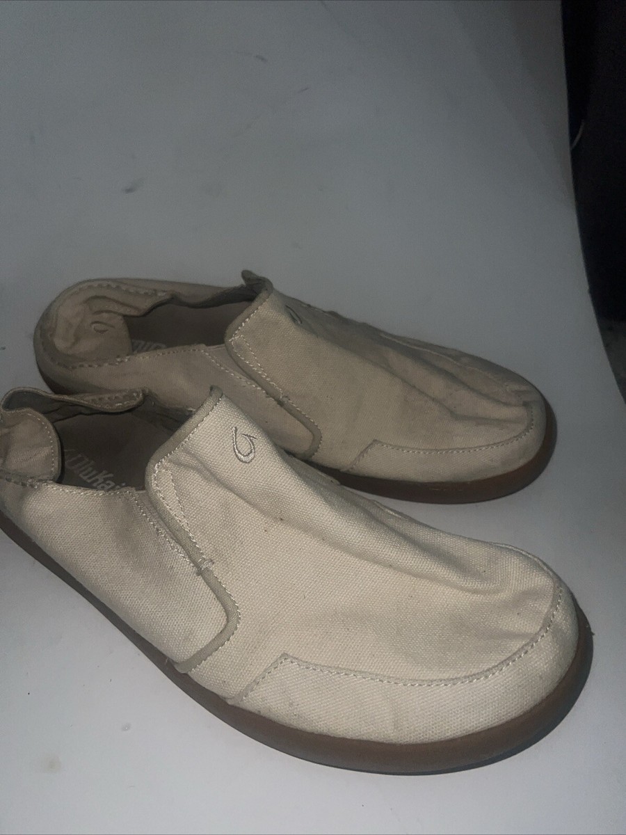 Men\'s Slip-On Canvas Shoes - Beige Size 11 Amazon.com | Men main image 4