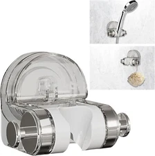 Adjustable Shower Stand with Suction Cup Shower Head Holder No-Punch Bathroom