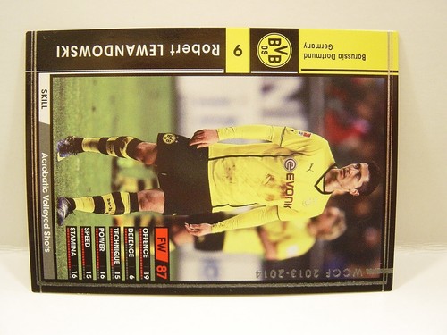 Panini WCCF 2013-14 Robert Lewandowski 1988 Poland No.9 Borussia Dortmund #096 - Picture 3 of 6