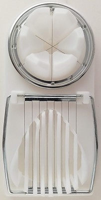 Boiled Egg Mushroom 2 in 1 Sectioner & Slicer, Select: Color  Colors: Blue, Red 