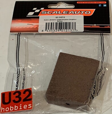 Slot Car Scaleauto SC-5074 Special Abrasive Rubber For Cleaning The Rails