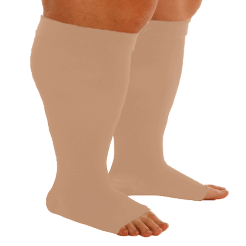 XL-7XL 20-30mmHg Medical Grade Compression Socks Knee High Support Stocking CFR - Picture 8 of 14