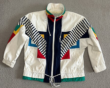 Vintage Nautical Jacket Womens Medium Geo Pri...