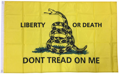 2nd Amendment Flags 3x5 Ft "Liberty Or Death" Gadsden Flag - Don't - Foto 2