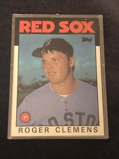 1986 Topps Roger Clemens #661 Baseball Card Red Sox NM MT