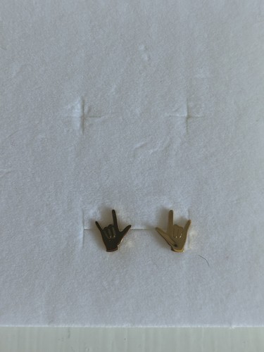 I Love You Sign Language Earrings