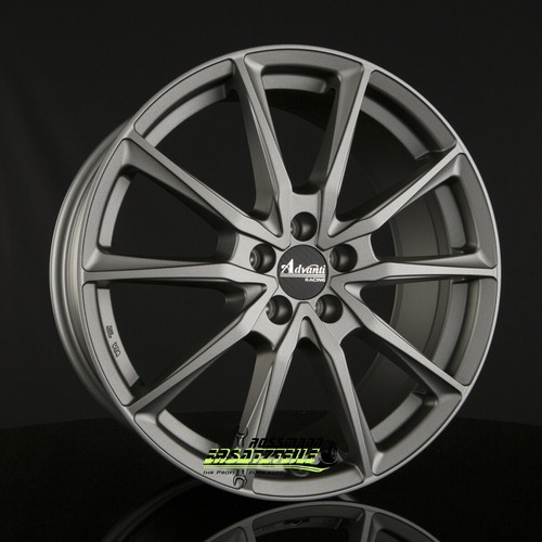 4x Advanti Racing Centurio matt gunmetal 8x18 ET40 - LK5/100 ML63.4 Felge Alu - Afbeelding 10 van 12