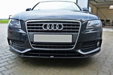 Cup Spoilerlippe schwarz für Audi A4 B8 8K Lippe Front Diffusor Ansatz schwert