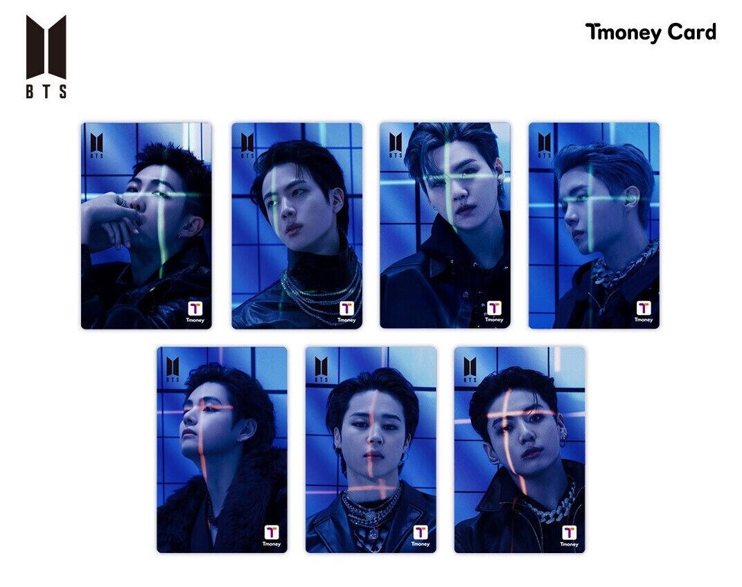 Official BTS proof t-money metallic hologram transportation Official BTS proof t-money metallic hologram transportation