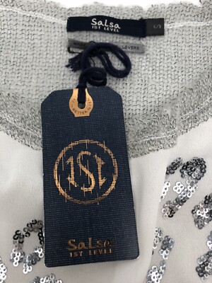 Manteau femme de la marque Salsa Jeans blanc cassé