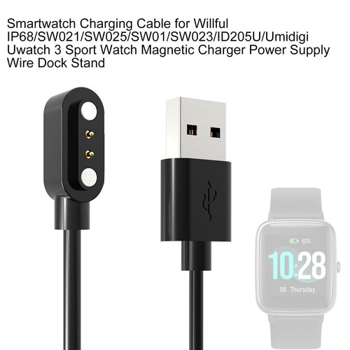 Smartwatch USB Ladekabel für ID205U IP68 SW023//Uwatch neu 3 Z3A6 - Zdjęcie 9 z 9