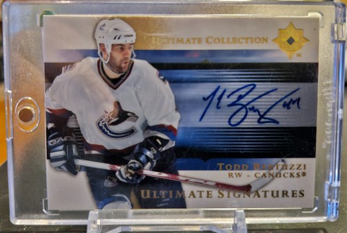 2005-06 Ultimate Collection - Ultimate Signatures Auto #US-TB Todd Bertuzzi