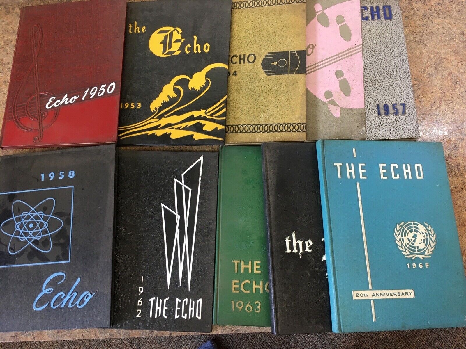 1950 Curwensville High School, Curwensville, PA Yearbook, Echo, No