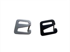Aluminum Alloy 9 Hook Buckles, Belt Side Strap Adjusters Luggage Webbing Buckles