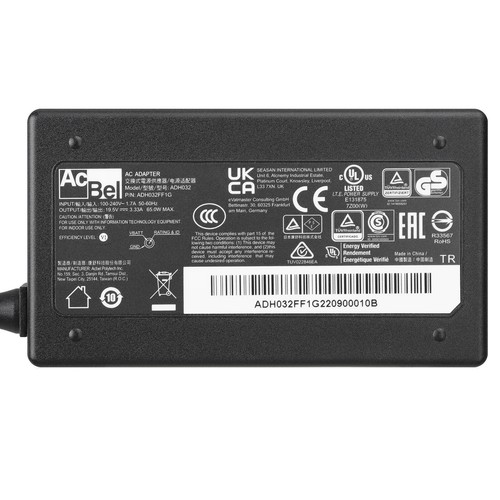 ADAPTATEUR ACBEL 65W ACTER POUR HP 14-BK061ST 4,5 X 3,0 MM POINTE BLEUE - Photo 4/5