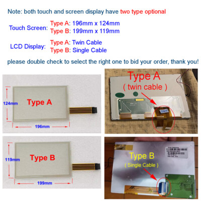 Touch Screen LCD Display Trimble CFX-750 FM-750 CFX750 FM750 1-Year Warranty *