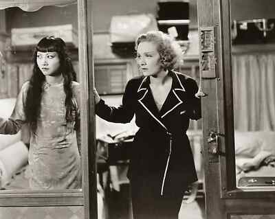 1934 MARLENE DIETRICH ANNA MAY WONG in SHANGHAI EXPRESS Poster Photo 13x19
