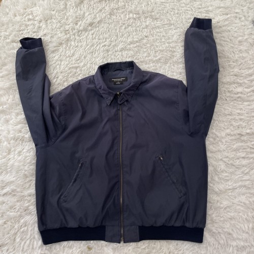 Impermeable por Impermeable Azul Chaqueta de Bombardero Hombres 2XL Retro Abuelo Bolsillos XXL - Imagen 12 de 17