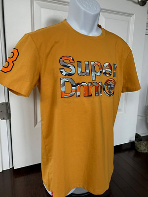 Rare isee D.N.M. Premium Wear SUPER D.N.M. Tee T shirt Men's Large Mustard NWOT