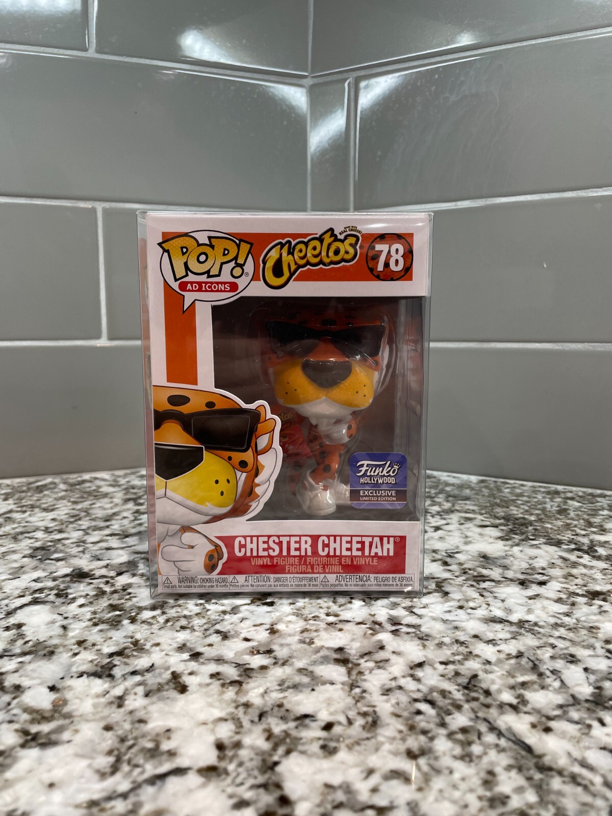 Funko Pop! Chester Cheetah #78 Funko Hollywood Exclusive W/ Protector - Mint
