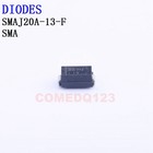 10PCSx SMAJ20A-13-F SMA DIODES Diodes - TVS #WD9#