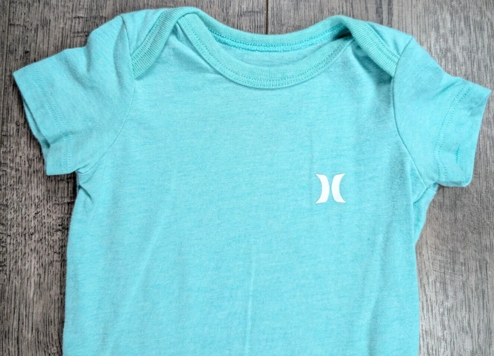 Body verde Hurley ropa bebé niño 3 meses Foto 2 de 4