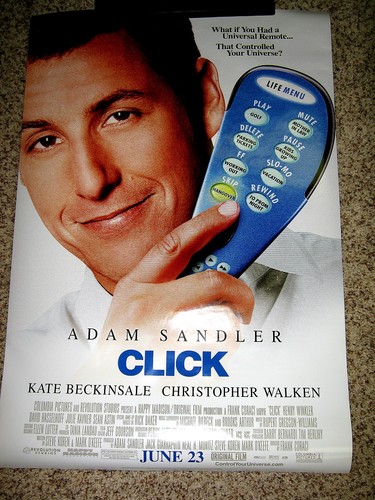 Click Movie Poster 27 x 40 Double Sided Rolled with Adam Sandler | eBay