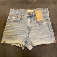 NEW NWT Madewell High-Rise Denim Shorts Women's 26 NF031 With Magic Pockets
