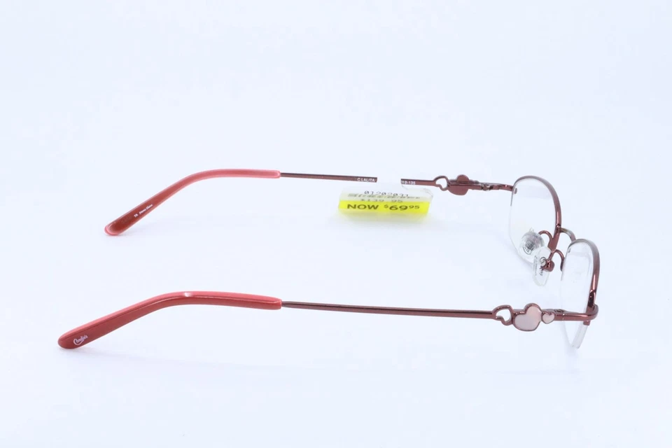 Candie's C LALITA Burgundy Rectangle Women Semi-Rimless 46-19-135 Eyeglass - Image 4 of 4