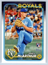 2024 Topps Series 2 Baseball - James McArthur - Kansas City Royals - RC - #434