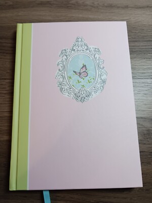 Beautiful Victorian Style Journal, Hardback, lined, pale pink