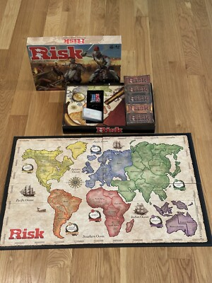 #ad Risk The Game of Strategic Conquest Take Over the World Hasbro 2015 Complete $23.50