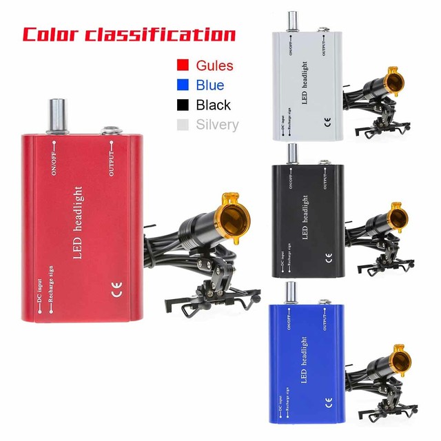 圖片 21 - Updated Dental 5W Metal Clip Waist-Hang LED Headlight+Light Shield Shade DY-008