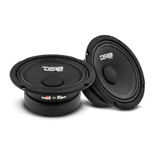 DS18 PRO-GM6SE 6.5" Sealed Back Mid-Range Car Loudspeaker 480 Watts 8-Ohm 2 Pack